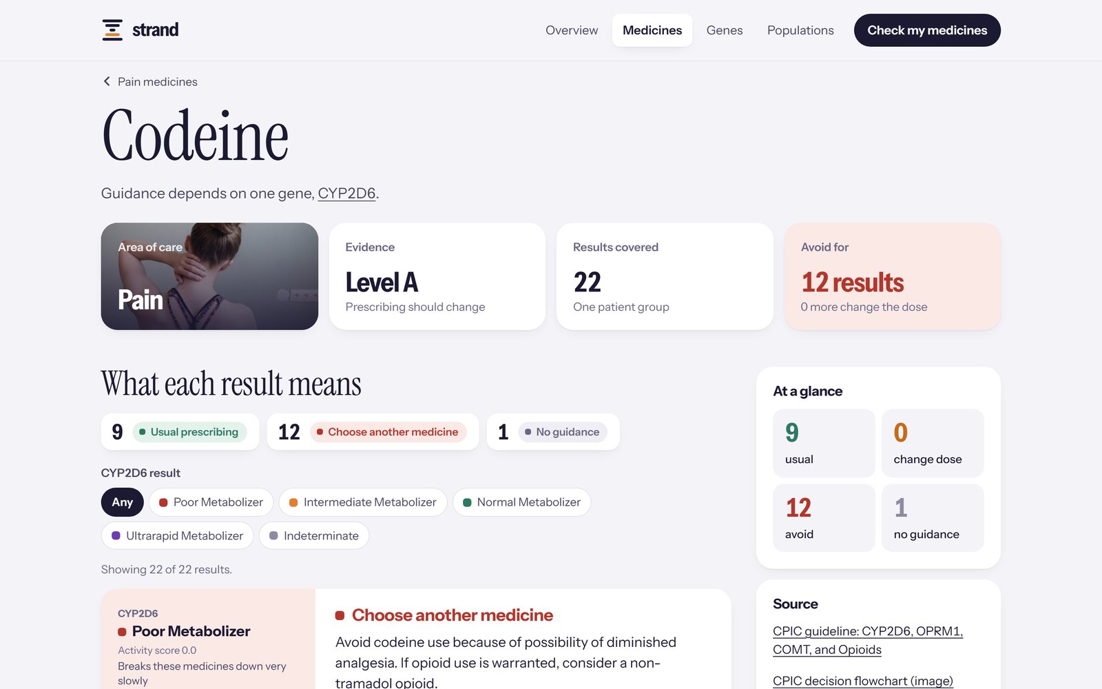 Medicine page